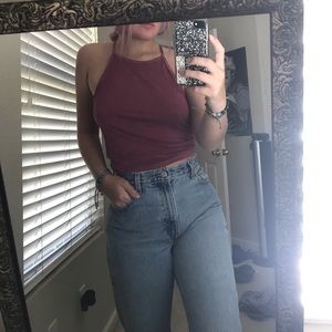 American Eagle High Neck Tank Top